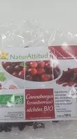 Suhkru kogus sees Cranberries Sechees Infusees Bio* Sachet 100G