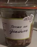 Quantité de sucre dans Terrine au genièvre