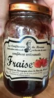 Quantité de sucre dans Confiture de Fraises
