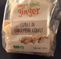 Sucre et nutriments contenus dans My organic ginger