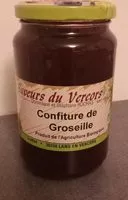 Cantidad de azúcar en Confiture de groseille