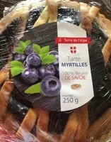 चीनी की मात्रा Tarte aux myrtilles