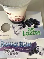 Sokerin määrä sisällä Fromage Blanc sur Lit de Myrtille