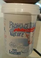 Sokerin määrä sisällä Fromage blanc nature