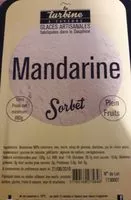Quantité de sucre dans Sorbet Mandarine