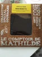 İçindeki şeker miktarı Chocolat noir noix-noisette caramelisee