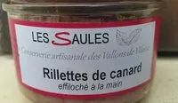 入っている砂糖の量 Rillettes de Canard
