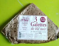 Quantité de sucre dans Galettes blé noir