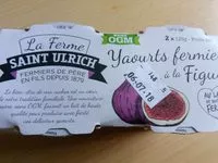 Cantidad de azúcar en Yaourts Fermiers à la Figue