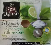 Jumlah gula yang masuk Yaourt au lait entier, Arôme naturel Citron vert
