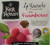 Jumlah gula yang masuk Yaourts framboise