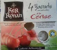 Jumlah gula yang masuk Yaourt au lait entier à la cerise