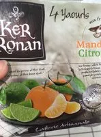 Yaourt mandarine citron vert