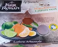 Jumlah gula yang masuk Yaourts mandarine citron vert