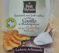 Jumlah gula yang masuk Yaourt au lait entier arôme Vanille de Madagascar et sa galette bretonne