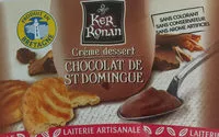 Jumlah gula yang masuk Crème dessert chocolat de St Domingue et sa galette bretonne