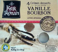 Jumlah gula yang masuk Crème dessert au lait entier Vanille Bourbon