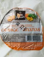 Jumlah gula yang masuk Yaourt orange-ananas