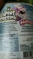 Sucre et nutriments contenus dans Partyfizz