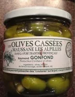 Sucre et nutriments contenus dans Olives de france