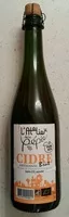 入っている砂糖の量 Cidre brut artisanal