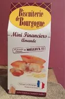 Sucre et nutriments contenus dans Biscuiterie de bourgogne