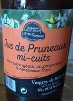 含糖量 Jus de pruneaux mi-cuits