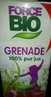 入っている砂糖の量 Force Bio - Juse de Grenade