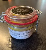 Sucre et nutriments contenus dans Foies gras alsace