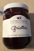 Quantité de sucre dans Confiture griottes