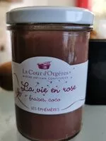 Quantité de sucre dans La vie en rose - fraise, coco