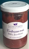 Quantité de sucre dans Confiture litchis framboises
