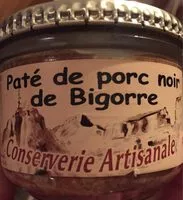 Sucre et nutriments contenus dans Conserverie artisanale