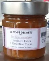 चीनी की मात्रा Confiture Extra Clémentine Corse