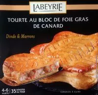 Tourte au bloc de foie gras de canard dinde et marrons