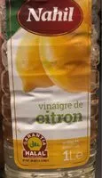 Suhkru kogus sees Vinaigre de citron