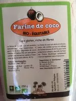 चीनी की मात्रा Farine Bio De Coco