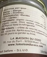 चीनी की मात्रा Tartinade Coco & Chocolat