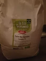 Amount of sugar in farine épeautre complète t110