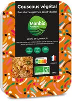 Sokerin määrä sisällä Couscous Végétal, pois chiches germés, sauté végétal