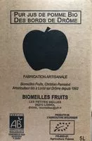 Sucre et nutriments contenus dans Biomeilles fruits