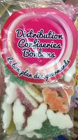 Sucre et nutriments contenus dans Distribution confiseries bonbons