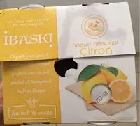 İçindeki şeker miktarı Yaourts artisanaux saveur citron IBASKI