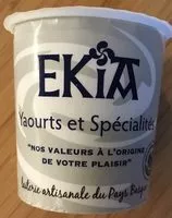 Sucre et nutriments contenus dans Ekia