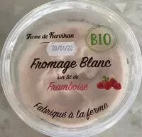 入っている砂糖の量 Fromage blanc sur lit de framboise