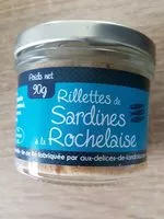Jumlah gula yang masuk Rillettes de sardine à la Rochelaise