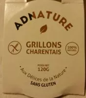 Quantité de sucre dans Grillons Charentais