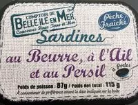 Sucre et nutriments contenus dans Comptoir de belle ile en mer