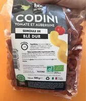 含糖量 Codini Tomate & Aubergine