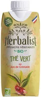 Suhkru kogus sees Herbalist Bio Thé Vert Au Jus de Grenade